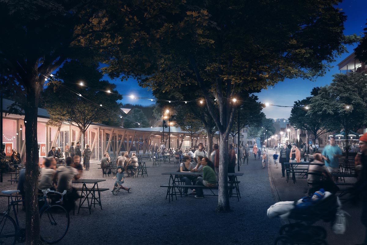 Neugestaltung Marktplatz in Flawil